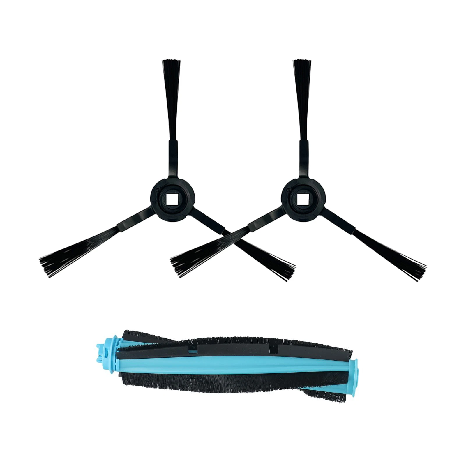 

Side Brush Brush Kit Set Main Brush 3pcs/set Accessories Black Replacement Washable Vacuum Cleaner Part Practical