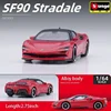 Burago 1:64 Ferrari Series SF90 488P Roma F430 F12 Alloy Car Model Children's Toys Holiday Gift Collection Car Model Wholesale 2