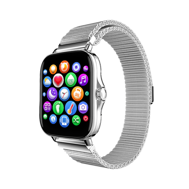 G17+ 1.69" Screen Smart Watch Women Real Blood Oxygen Monitor Men Fitness Tracker Bluetooth Sports Watches for Android iOS