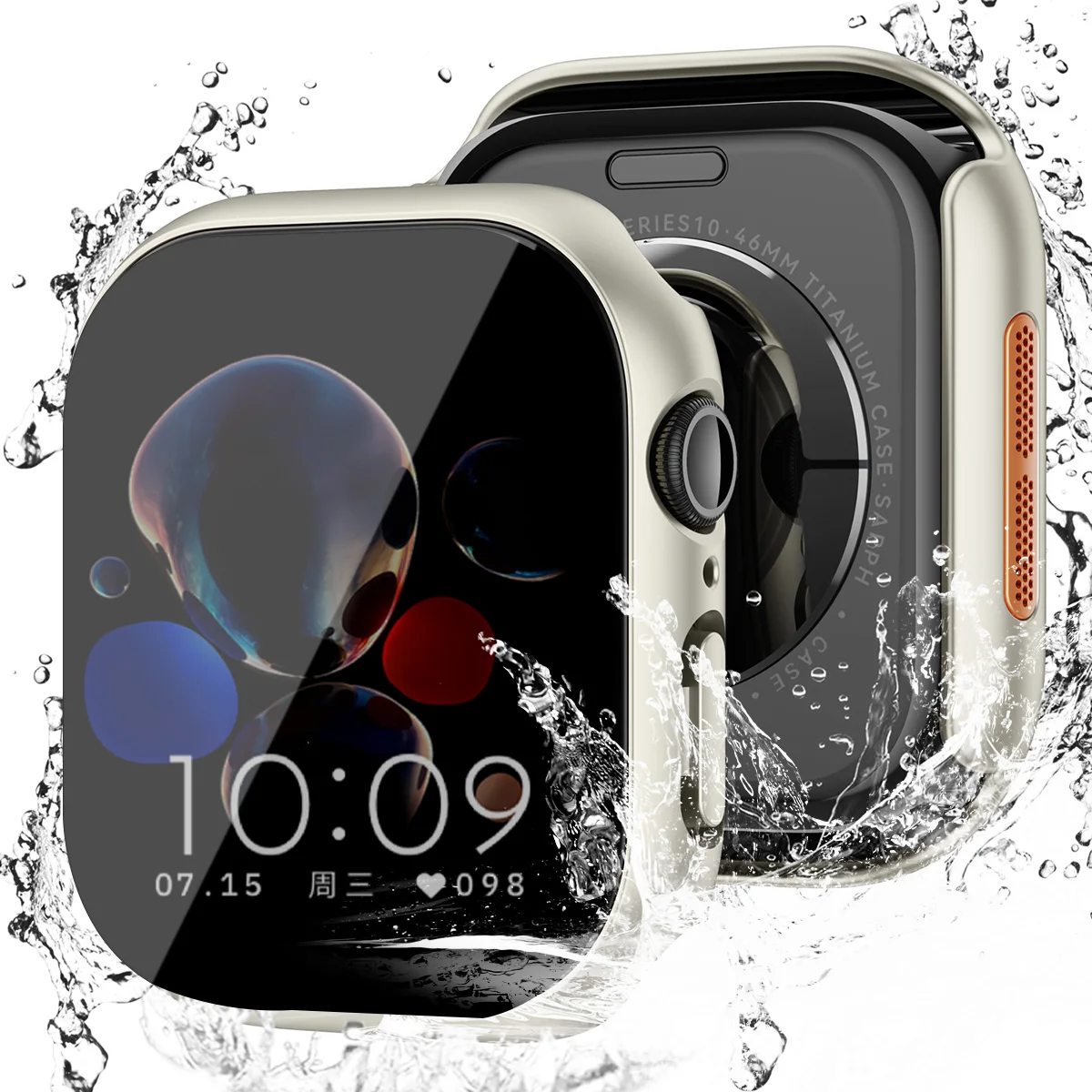 Premium Tempered Glass and Protective Bumper Case
