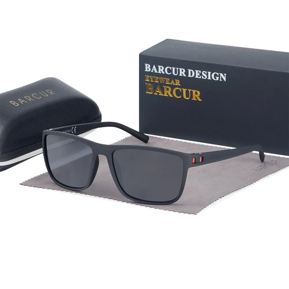 Barcur Männer modische polarisierte Sonnenbrille Frauen leicht bequem zu tragen Brille Tennis Angeln fahren Sonnenbrille – Detail 11