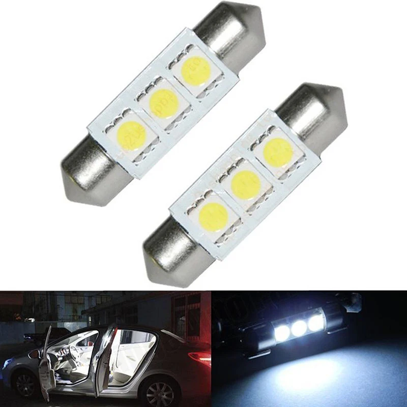 5050 佺 LED , CANBUS   , ڵ ׸ ȣ , 6418  , 3 LED, 36mm C5W, 4 