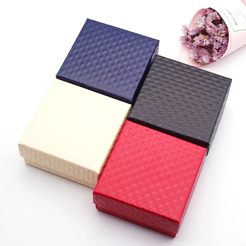 White Jewelry Gift Boxes for Necklace, Earrings, Bracelet, Ring, Brooch, or Keychain – ... - SKU JWB01011 - UGI Packaging