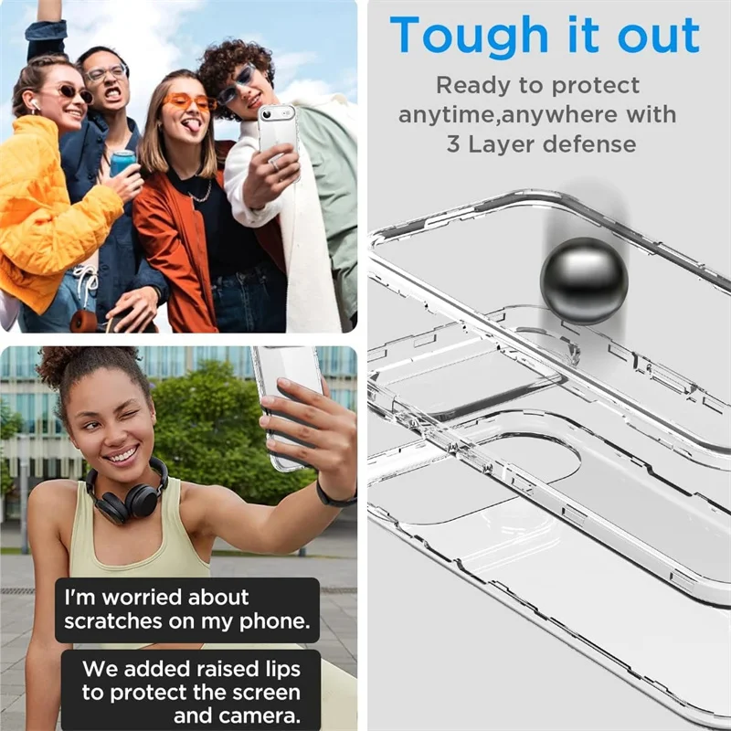Ultra Thin Clear TPU Phone Case - Transparent Soft Silicone Cover