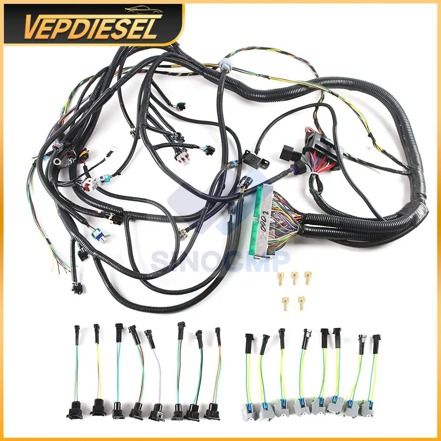 

1PC W/4L60E Standalone Swap Wiring Harness LS1 for 2003-2007 Chevy GMC Cadillac and Hummer Vortec Engine 4.8 5.3 6.0 EV1 EV6