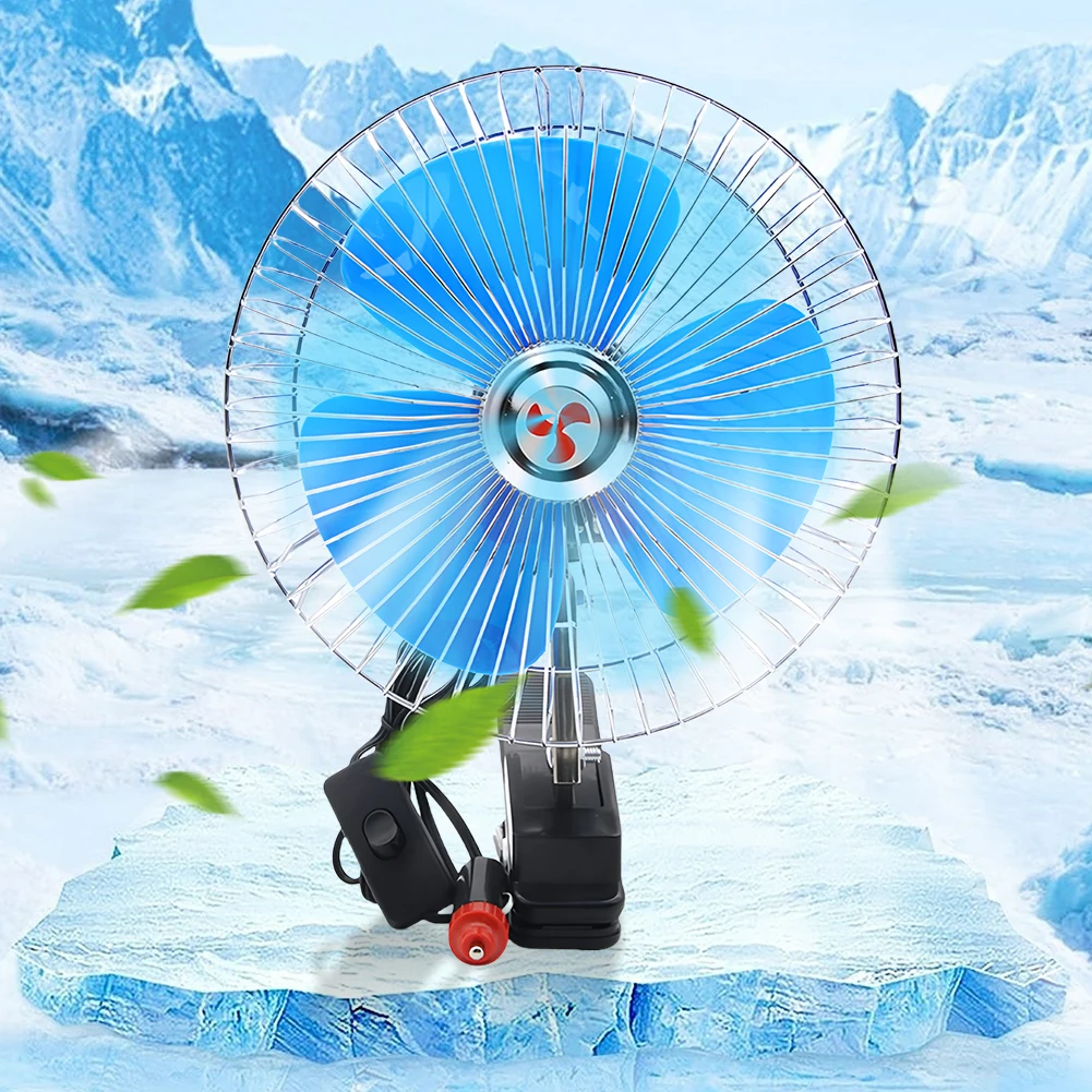 MAGT Auto Ventilator Mini-Lüfter, 12V 25W Tragbarer Mini-Auto-Fahrzeug