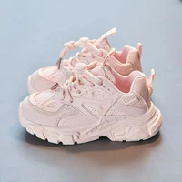 Boys Girls Sports Shoes Non-Slip Soft Sole Spring Autumn Outdoor Running ventilate Mesh Shoes Fashion Korean version Child Shoes 1