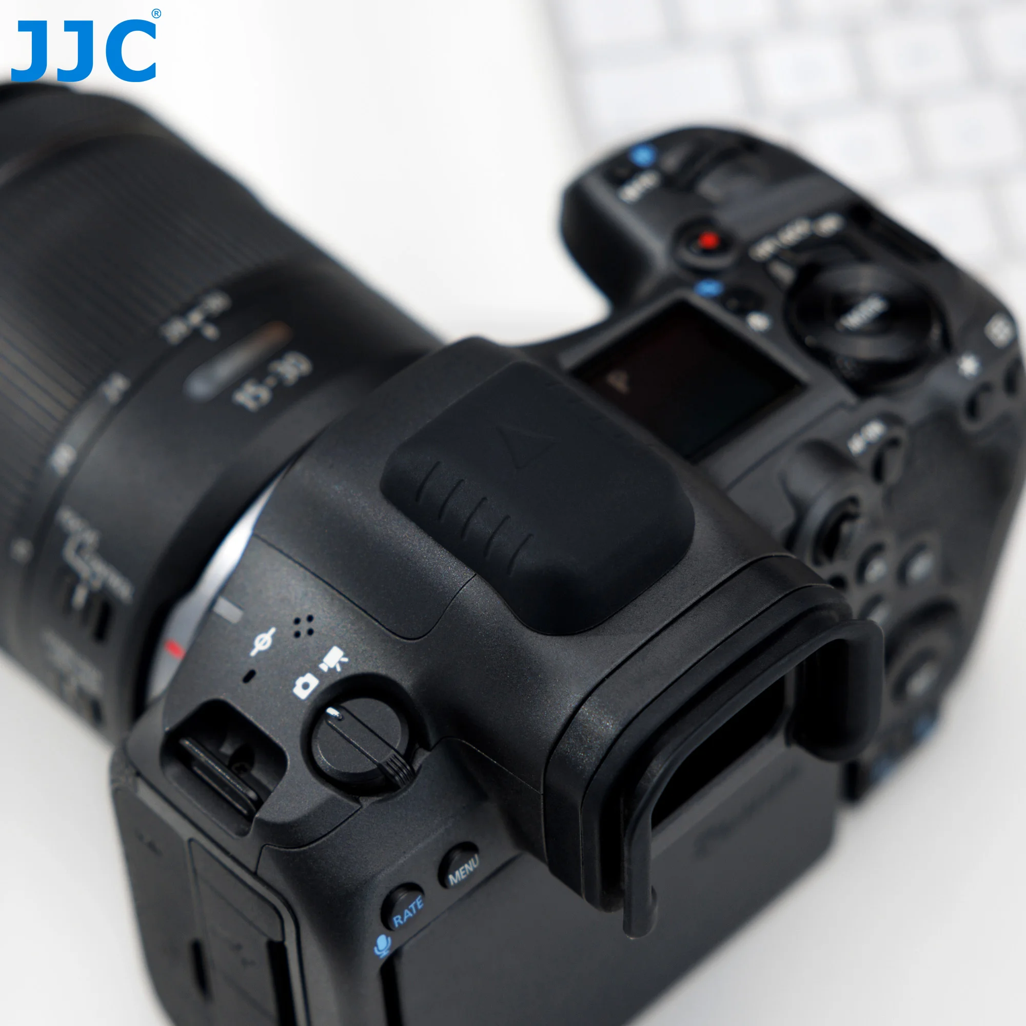 JJC 업그레이드 소프트 실리콘 핫슈 커버 (캐논 EOS R7 R8 R50 R6 II R5 II R3 용) 캐논 ER-SC3 카메라 핫슈 커버 대체품