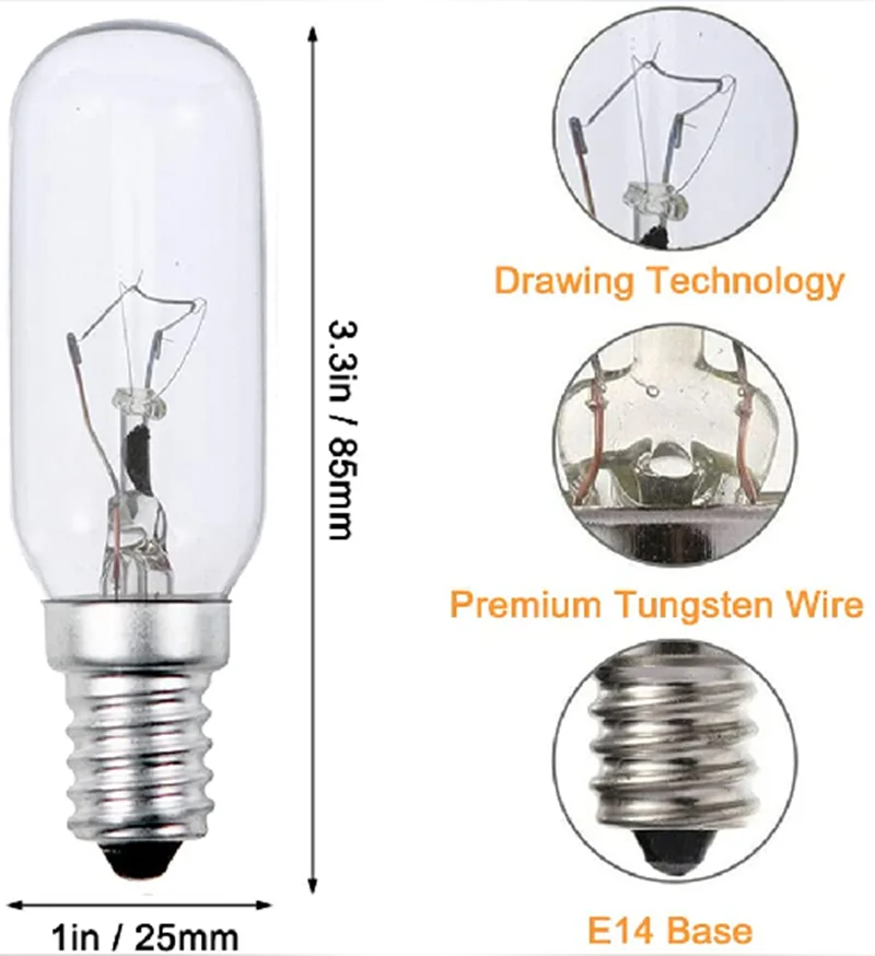 Bombilla De Campana Extractora - Transparente - 4W T25 SES LED LyvEco