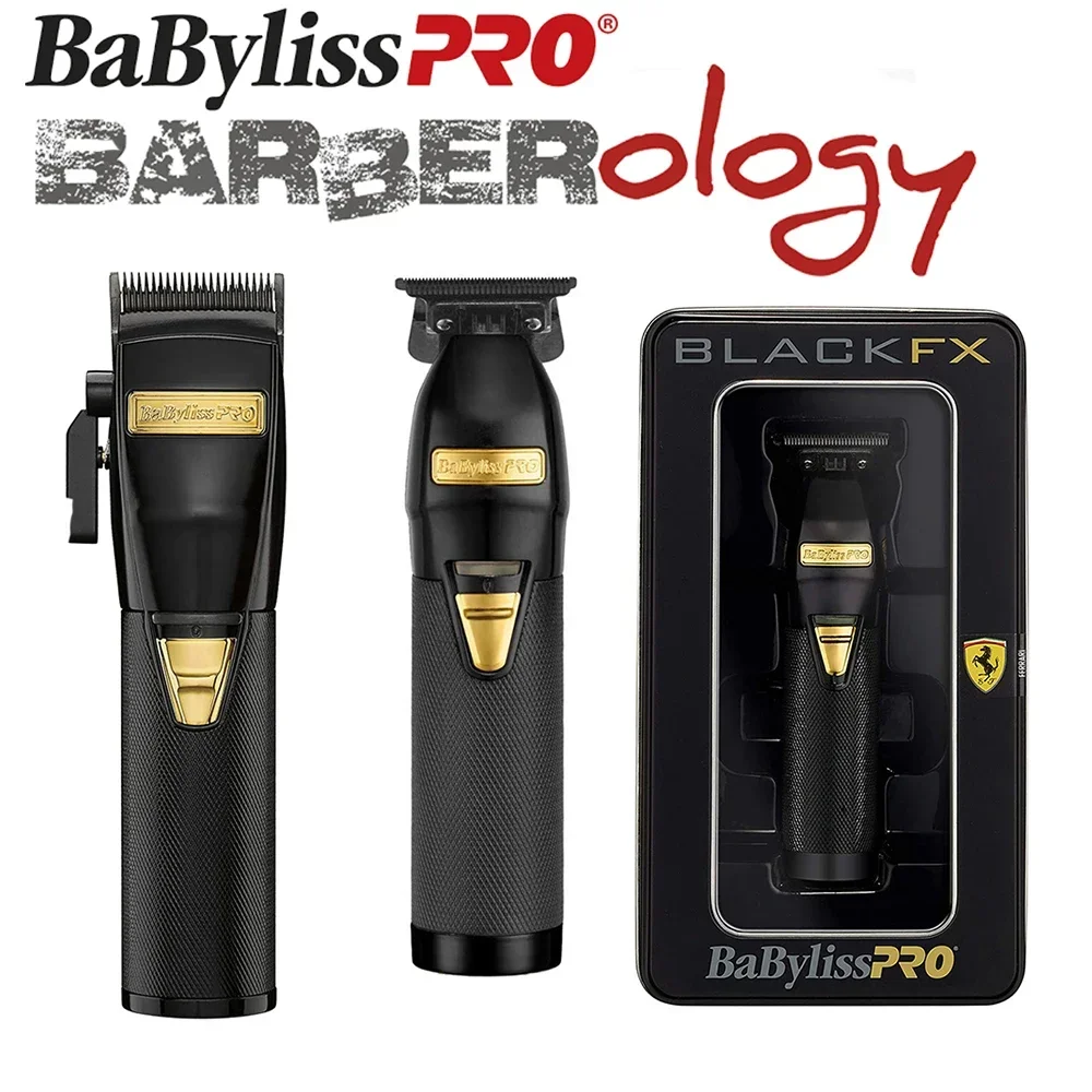 

BaByIissPRO BLACKFX Metal Collection Cordless Hair Clipper Trimmer For Professional Barbers and Stylists
