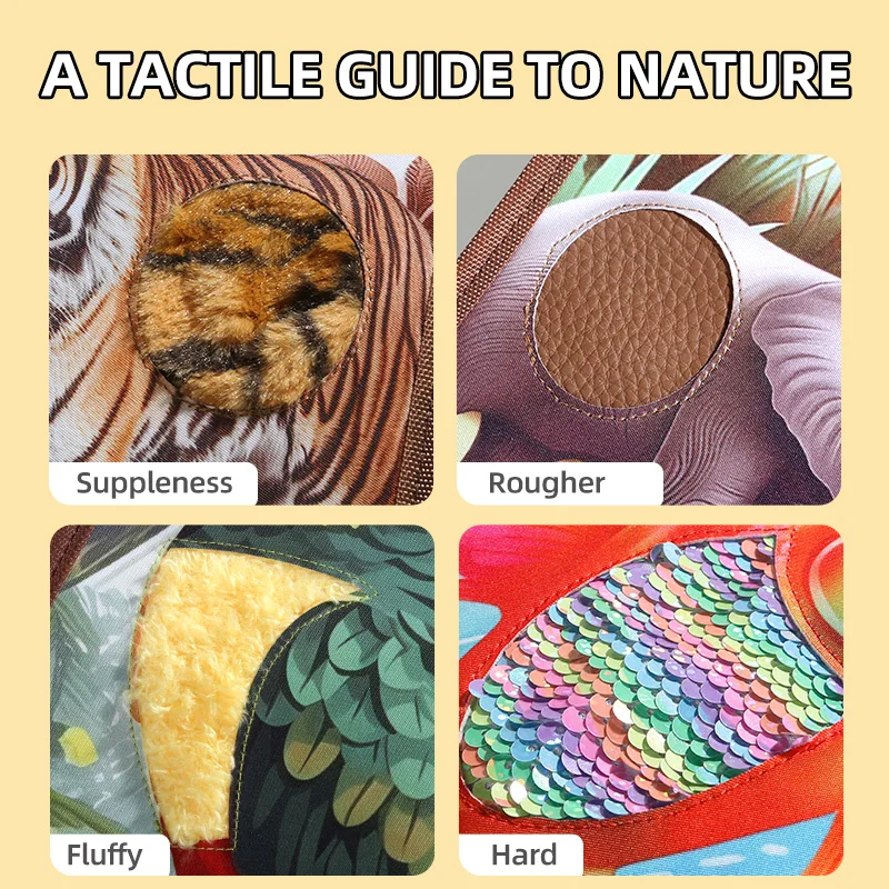 Cognitive and tactile training for children's touch books in early education 4