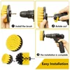 7pcs Drill Brush Attachment Set Power Scrubber Brush With Drill Scrub Brush For Cleaning Showers Tubs Bathroom Tile Grout Carpet 4