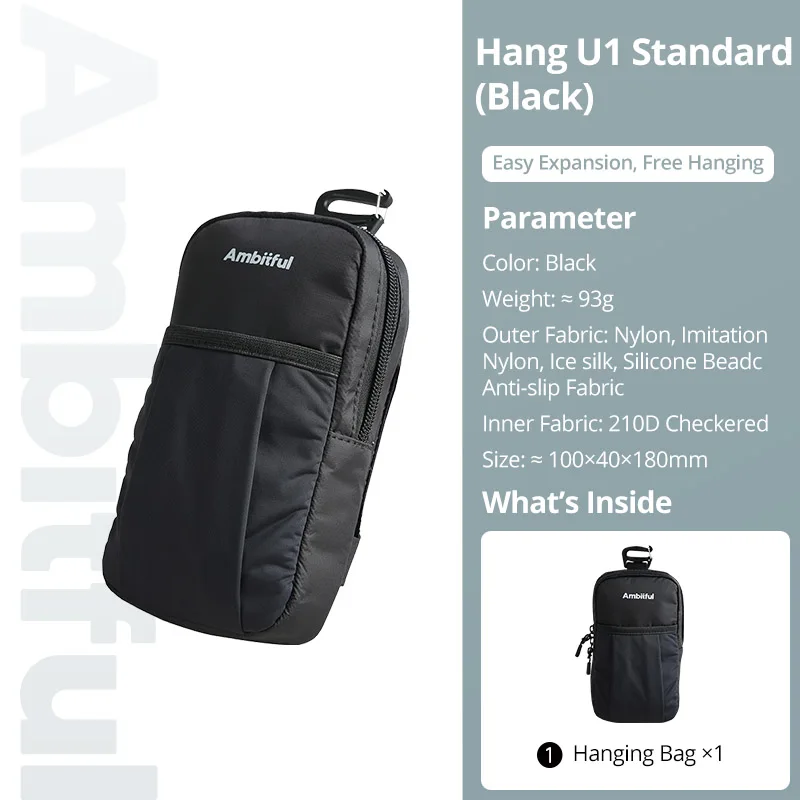 Ambitful Water Resistant Compact Shoulder Strap Bag