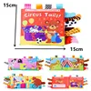 New 3D Visual Tail Cloth Book Baby Tear Resistant Biteable Cognitive Tool Interactive Parent-Child Fun Toddlers Enlighten Toys 4