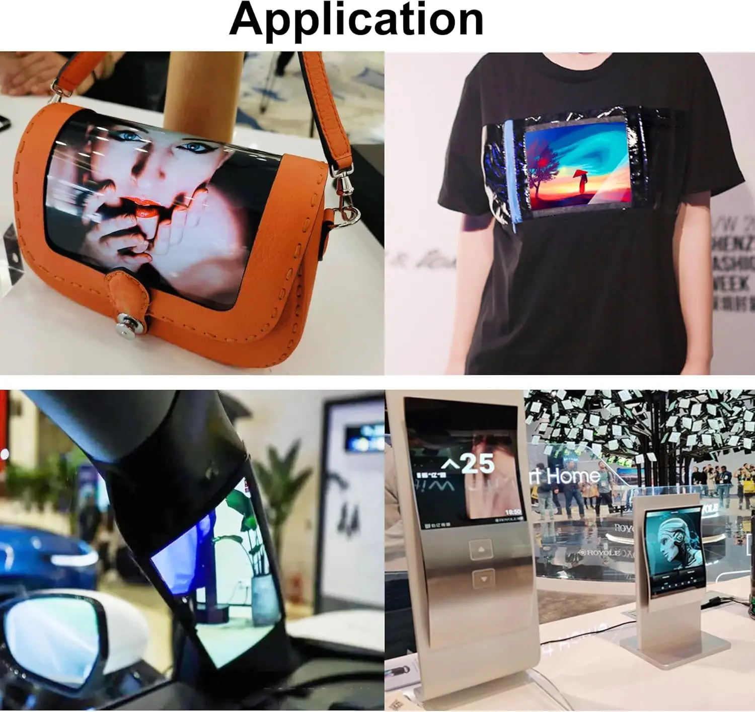 Wisecoco 7.8インチ フレキシブルディスプレイ OLED曲面フレキシブル