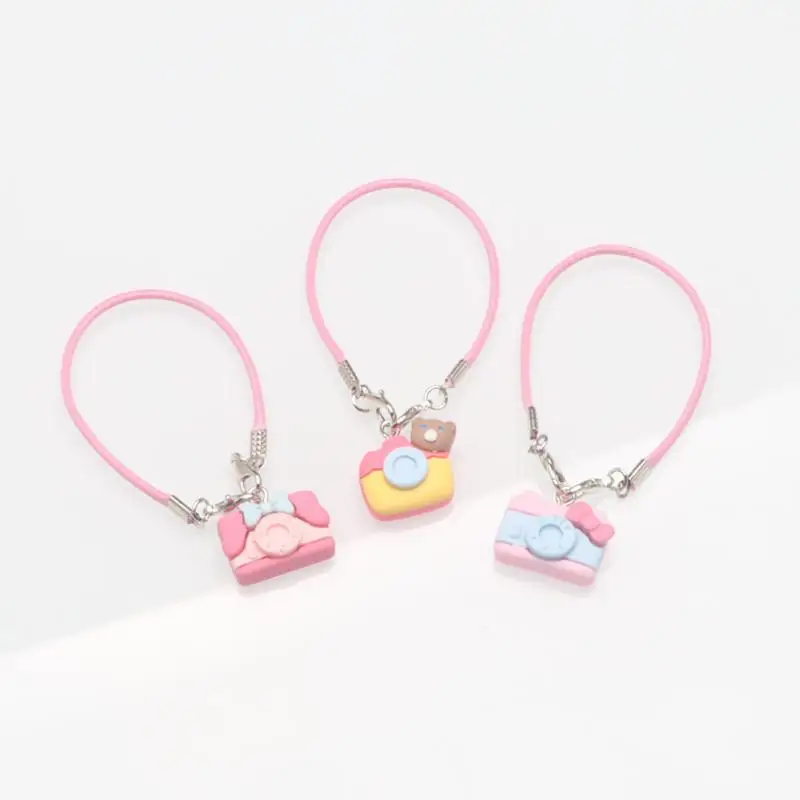 Mini Bear DIY Camera Dress up Plush Toy for 17cm Labubu Plush doll Accessories 5