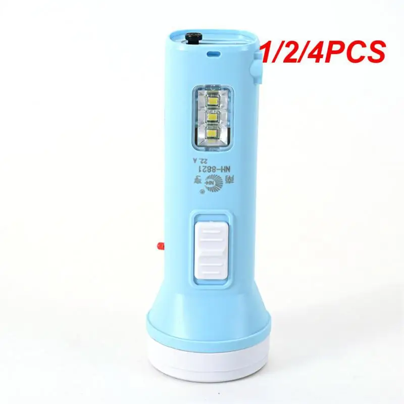 1/2/4PCS New2023 Super Bright LED Flashlight Fixed Focus Lighting White Red Blue Purple Side Light Fishing Searching Camping