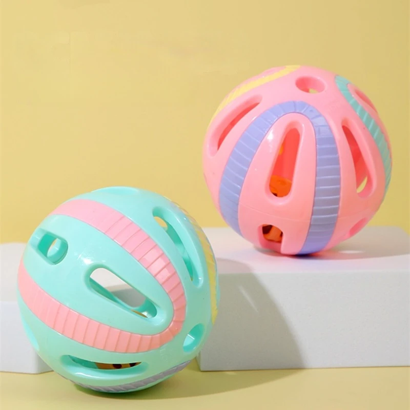 

Cat Toys Bell Balls Self Elevating Relieving Stress Making Sounds Bell Teasing Cat Resistant Bite Resistant Ringing Toy Balls