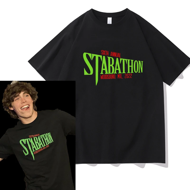 Scream VI Stabathon TShirt Cartoon Summer O Neck Short Sleeve 100