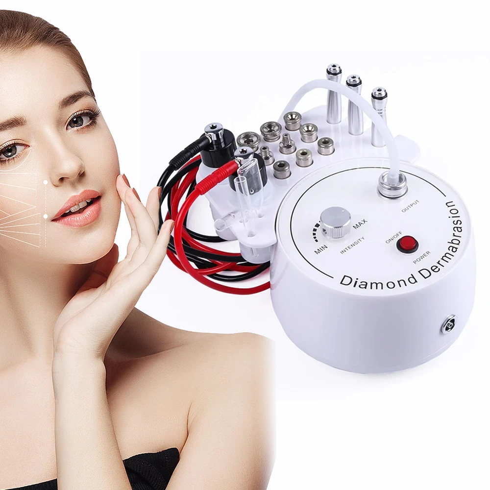3 In 1 Combo Beauty Microdermabrasion Exfoliation Machine Wrinkle Face Peeling Set