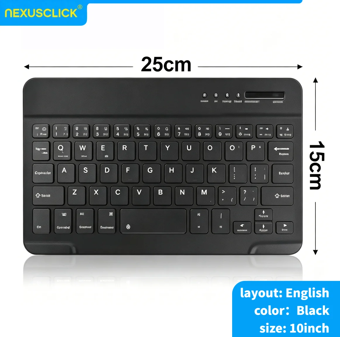 Universal Bluetooth Keyboard for Tablets and Mobile Devices