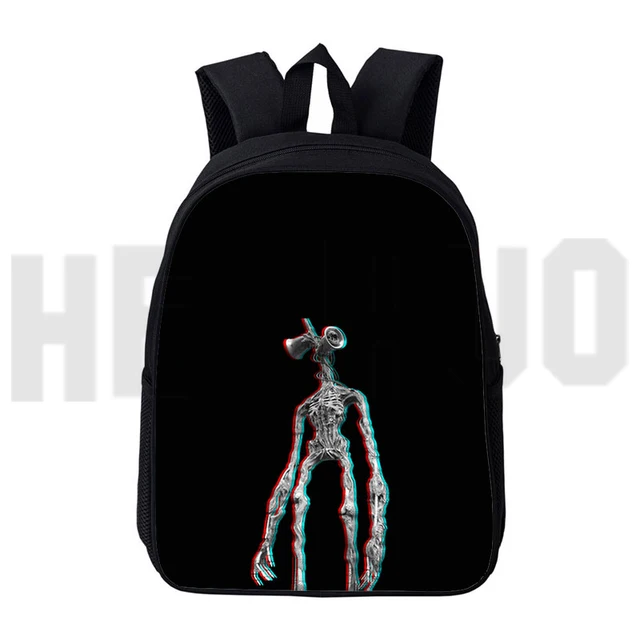 Children Backpack Teenage Cartoons 3D Printed Siren Head School Bags