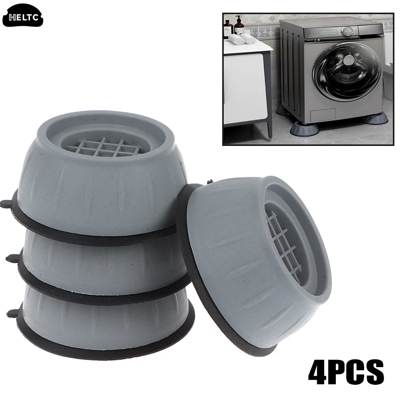 PP Anti-skid Shock Pad Anti Vibration Pad Universal Noise-reducing Leg Base Washing Machine Rubber Feet Leg Mat 4Pc washing machine pads,furniture leg pads,rubber pads,furniture pads,anti vibration pads