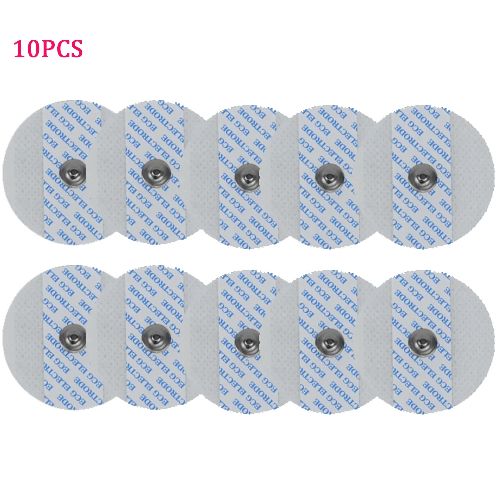 10pcs ER1 ECG Accessories,Wearable Holter ECG EKG Electrode Sheet,Non-woven ECG Electrode Pads