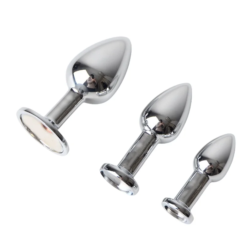 Butt plug in metallo con coda di volpe rimovibile gioco anale_voghion.com