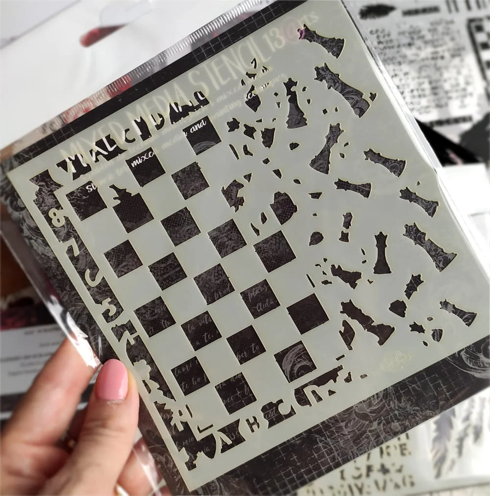 2022 러브 레터 장미의 땅 마이 퀸 체스 판 램프 파이프 체인 Diy 레이어드 스텐실, 스크랩북 컬러링 엠보싱 데코 몰드