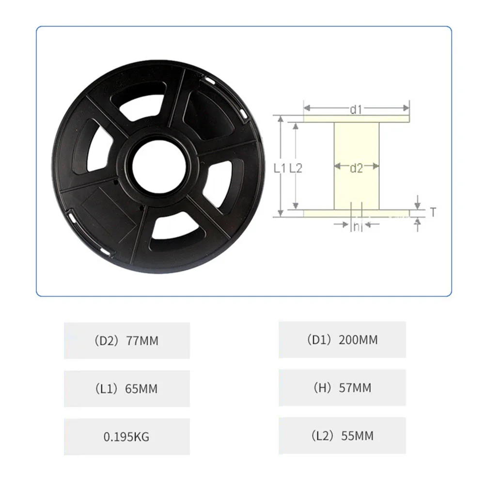 Cable Wire Wrap Reel Drum For Christmas Party Lamp Rope Leads Portable Plactic Filament Storage