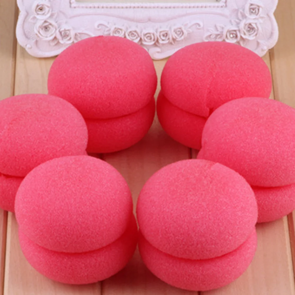 4 Sets Hair Curler Sponge Ball Hair Styling Tool Curly Ball Sponge Roller Women Care Styling Foam Rollers