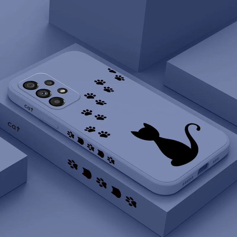 Cat Footprints Phone Case with Cute and Durable Design