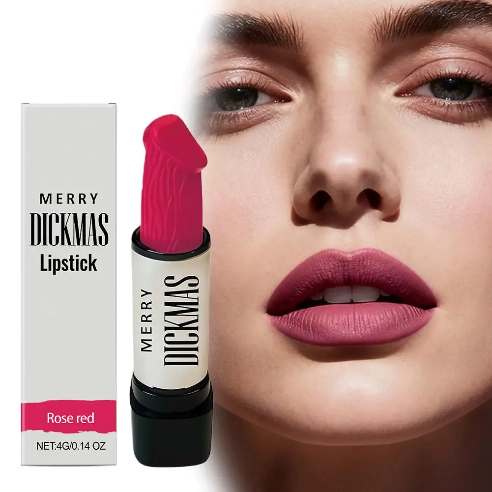 Bright Red Matte Lipstick Long Lasting Waterproof Lip Makeup_voghion.com