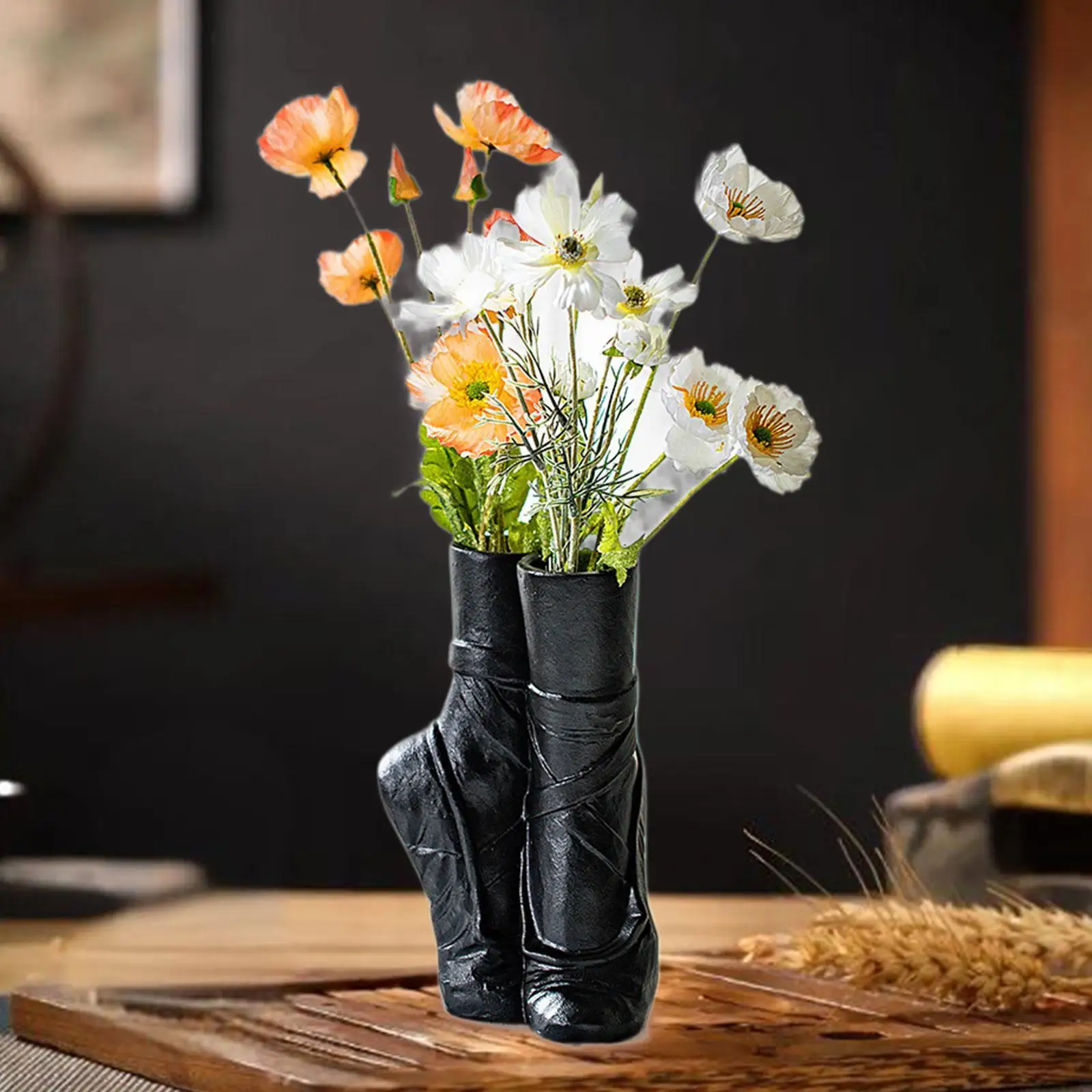 Porcelain Vase Gift Modern Flower Arrangement for Office Kitchen Bathroom