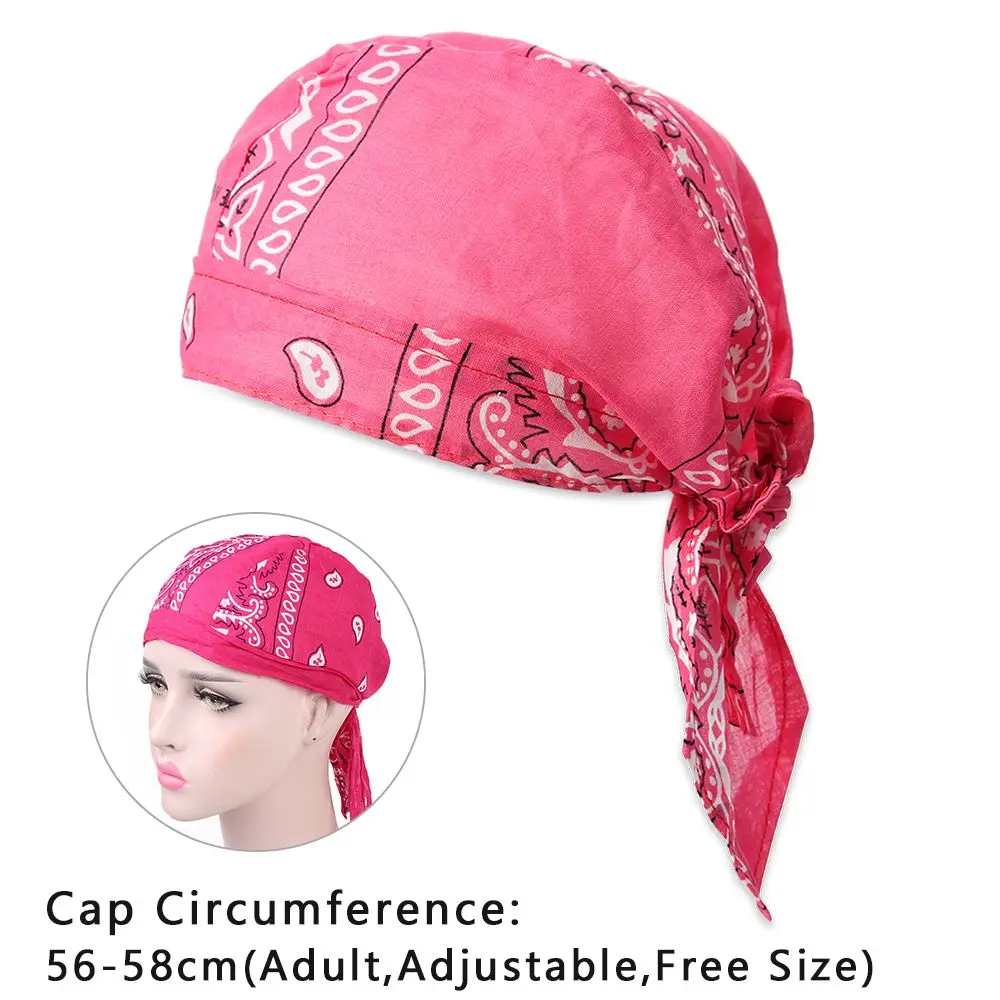 Unisex Quick Dry Cotton Headscarf Pirate Hat 6