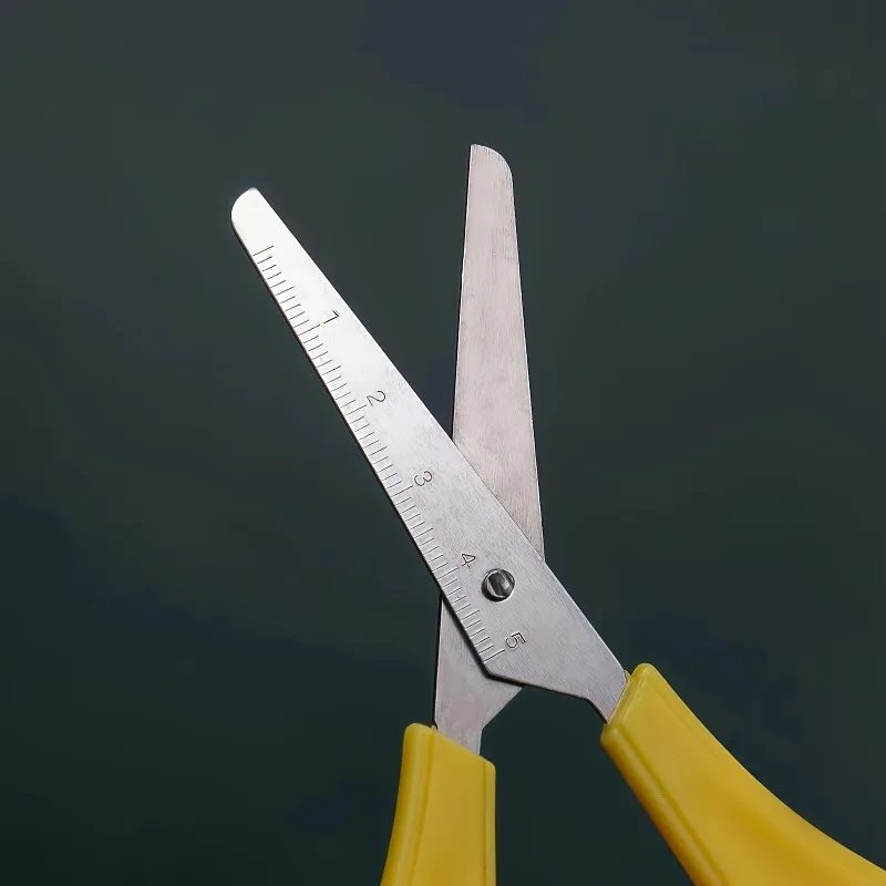 5개 DIY 공예 가위, 날카로운 스테인레스 스틸 칼날, 사무실, 학교, 가정용 다목적 절단 가위. 귀여운 공예용 칼