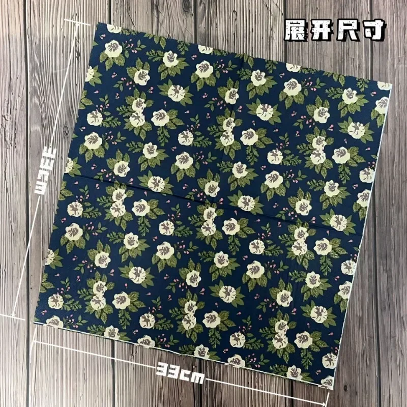 2-Ply Colourful Printed Paper Napkins Dark Blue Napkins Printed Paper Placemats for Party Decorations 20pcs 33*33cm