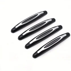 Car Door Edge Guards - Set of 4 Shock - Absorbing Side Protectors for Enhanced Vehicle Decoration (Black)