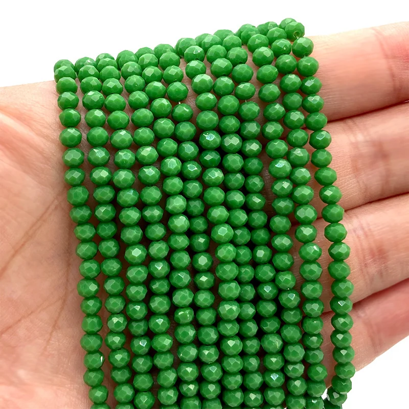 Vibrant Multicolor Faceted Crystal Beads