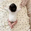 Baby Newborn Blueberry Print Cotton Muslin Swaddle Blanket Muslin Wrap Baby Burp Cloth Towel Scarf Muslin Diapers Baby Stuff 4