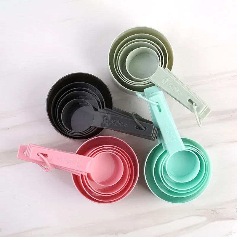 Kitchen Measuring Spoons Measuring Spoon Set Measuring Cup And Spoon Set 10pcs/set Kitchen Measuring Spoon Measuring Cups Tools Portable Plastic Coffee Sugar Scoop Kitchen Gadgets