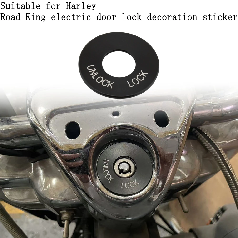 Motorcycle Electric Door Lock Decorative Sticker