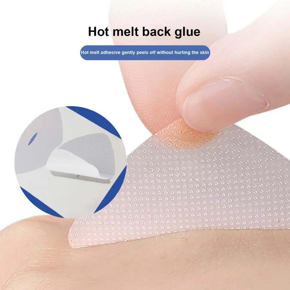 60Pcs Lip-Shaped Closed Mouth Stickers Gentle Transparent Tape Strips Adult Children Night Anti-Open Mouth Physical Seal S