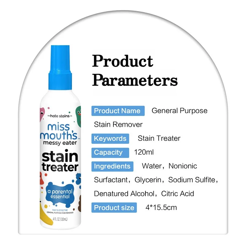Fabric Stain Remover Spray for Laundry and Shoes