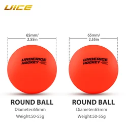 Set of 2 No - Rebound Street & Ice Hockey Training Pucks (2 round)