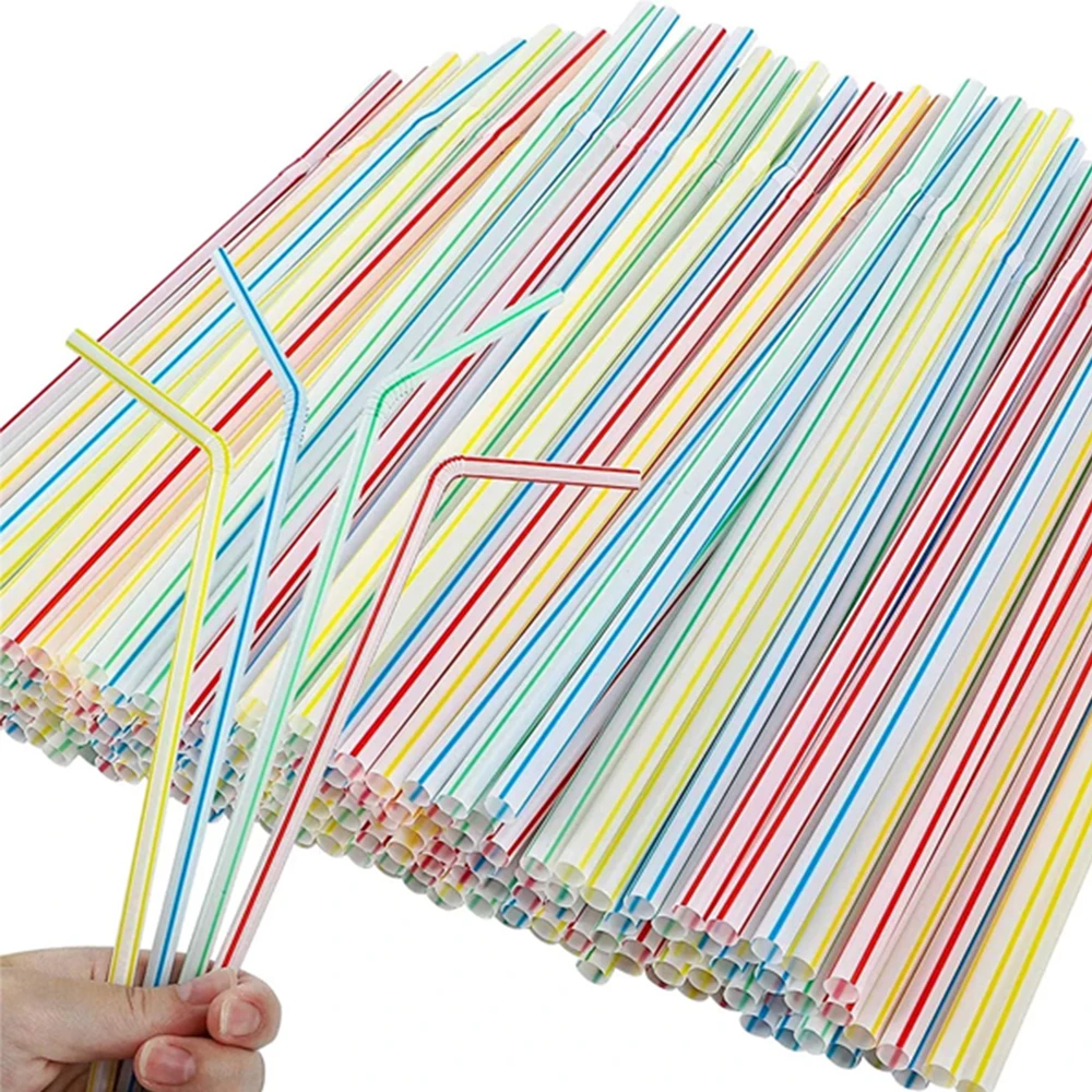 Description Picture 6 of item50-3000PCS Multicolor Drinking Straws Party Milk Tea Bar Wedding Kitchen Beverage Straw Home Wholesale Juice Straw