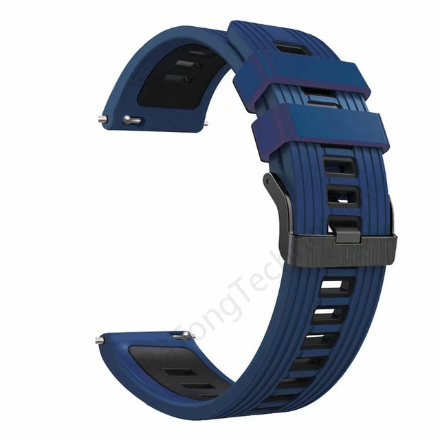 release 22mm Sport Silicone Strap For Samsung Galaxy Watch 46mm/Watch3 45mm Smartwatch Band Replacement Watchband Bracelet