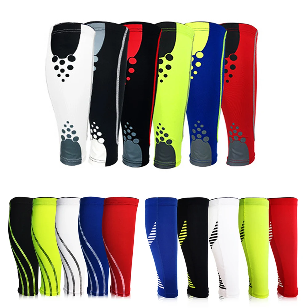 1Piece Sports Calf Compression Sleeve Shin Splint Support Guard Leg Protection Sock Cycling Running Basketball Football Tennis calf compression sleeves,calf compression sleeve
