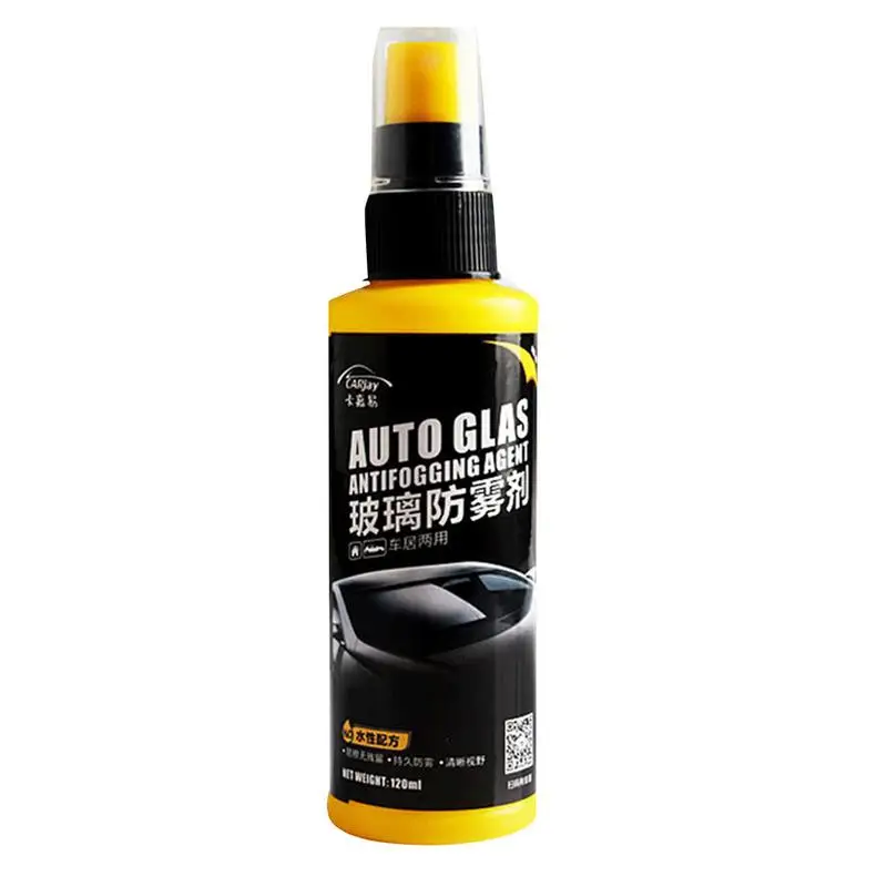 

Car Defogger Spray Glass Cleaner Spray 120ml Effective Anti Fog Spray For Windshield Keeps Fog Out & Protects Goggles